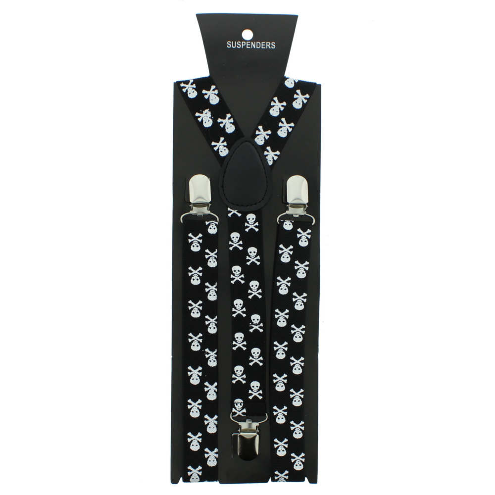 Zac's Alter Ego - Skulls Braces - Black/White